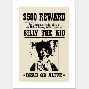 Billy The Kid Posters and Art